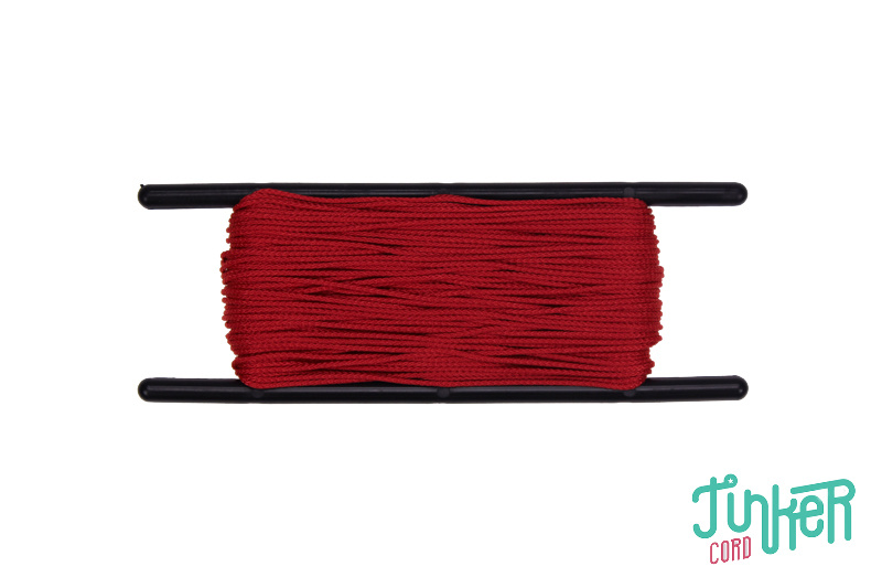 100 feet Winder Micro Cord 90 in color RED